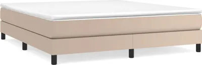 Produktbild von vidaXL Boxspringbettgestell Cappuccino-Braun 180x200 cm Kunstleder