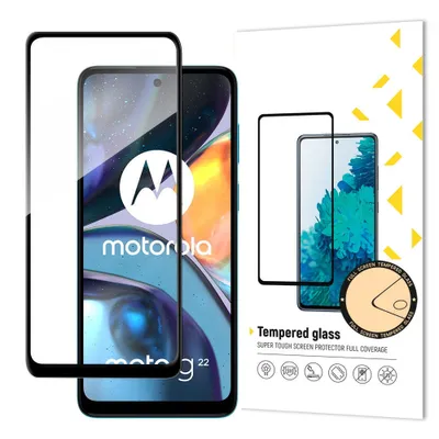 Obrázek produktu pro MG Full Glue Super Tough ochranné sklo na Motorola Moto G22, černé