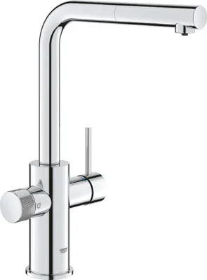 Produktbild von GROHE 30590000 Blue Pure Minta, ausziehbar, L-Auslauf, Einzelarmatur, chrom