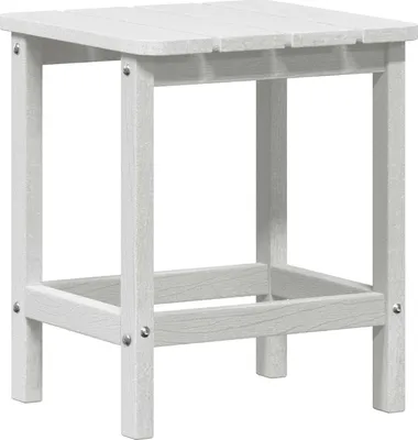 Zdjęcie produktu dla vidaXL Stolik boczny biały 38 x 38 x 46 cm polietylen