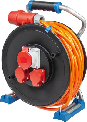 Produktbild von as-Schwabe CEE-Kunststoff-Kabeltrommel 40m Baustellenleitung 400V 5G1,5 IP44
