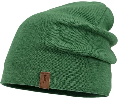 Productafbeelding van Balke Feinstrick muts, effen kleur, gemaakt van 100% katoen, groen, maat: one size