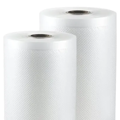 2 Vakuumierrollen 15 m x 600 cm, Prägerolle, für Lebensmittel