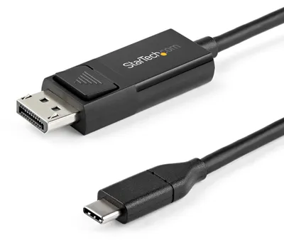 Produktbild von StarTech.com USB-C auf DisplayPort 1.2 Kabel 4K 60Hz bidirektional 2m