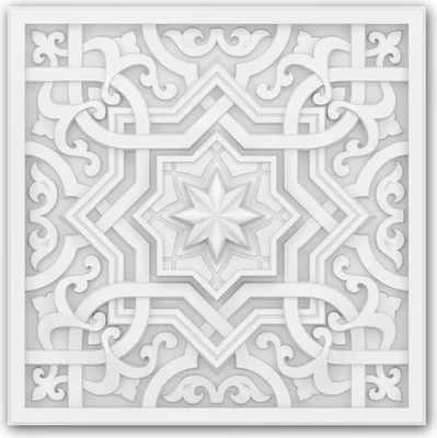Produktbild von Profhome 157503 Deckenplatte Wandvertäfelung Deckenelement 29,2 x 29,2 cm