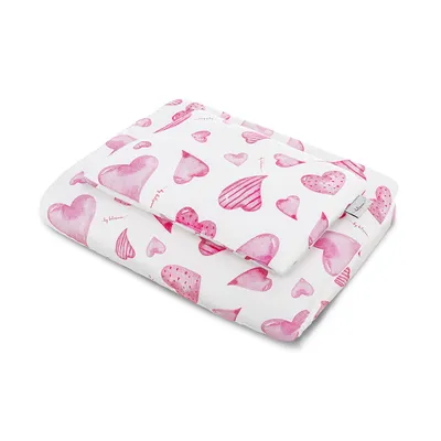 Obrázok produktu pre Bambusový set do postieľky Belisima Hearts 65/75 cm