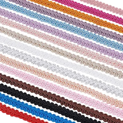 Geflochtenes Polyesterband 80 m, 16 Farben, 11-12 mm