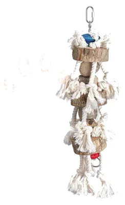 Image de Jouets pour perroquets Jouets pour oiseaux Corde à grimper 42 cm