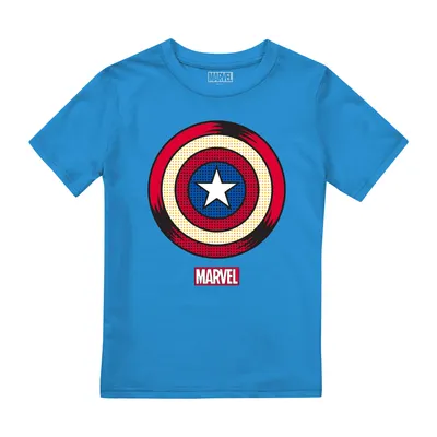 Obrázok produktu pre Tričko Captain America – „Shield“ pre deti TV2532 (128) (sapphire blue)