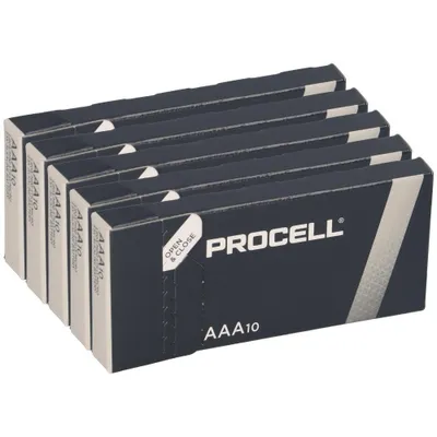 Zdjęcie produktu dla 50x Baterie Procell AAA MN2400 Micro