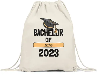 Produktbild von Bachelor of Arts 2023 Turnbeutel Gymsack Studium Absolvent Abschluss Geschenk Bachelorabschluss Uni