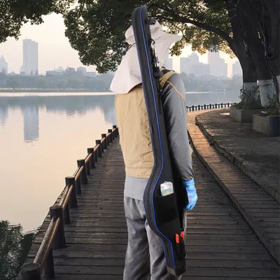 Produktbild von Wasserdichte Angel-Tasche 1.3m - Hartschale - Mit Schultergurt