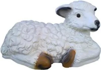 Obrázok produktu pre Krásna dekoratívna moderná socha ovce, výška postavy 20 cm.