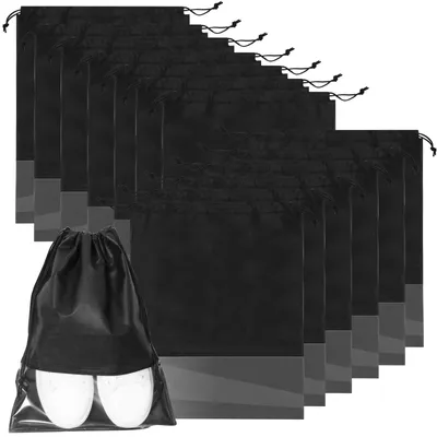 Image de Lot de 20 sacs de voyage en tissu avec cordon de serrage