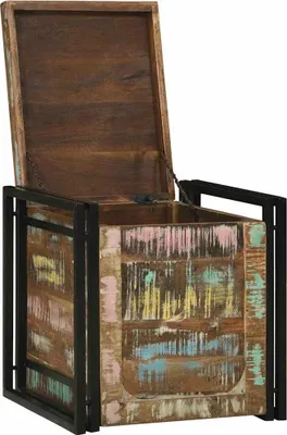 Obrázek produktu pro vidaXL Úložný box 50 x 50 x 50 cm Masivní upcyklované dřevo