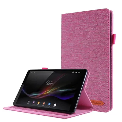 Produktbild von König Design Tablet-Hülle kompatibel mit Lenovo Tab M8 HD TB-8505F Stoff Smart Cover Case Etui Rosa