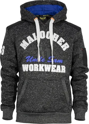 Obrázok produktu pre Mikina Uncle Sam Strickfleece, čierna/tmavomodrá, veľkosť M