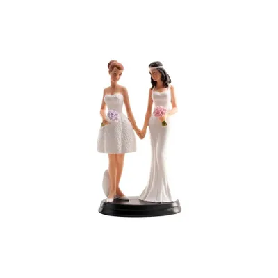 Produktbild von Dekora 305054 - Brautpaar Figur für Hochzeitstorte 20 cm