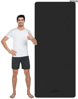 Produktbild von Famanu Yogamat Extra Dick – Antirutsch-Fitnessmatte – 213 cm x 81 cm