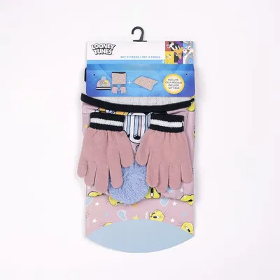 Obrázok produktu pre Klobúk, rukavice a šál Looney Tunes