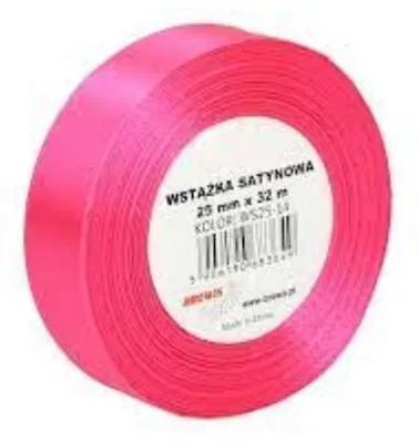 Immagine prodotto di Nastro di raso rosa chiaro 25mmx32m