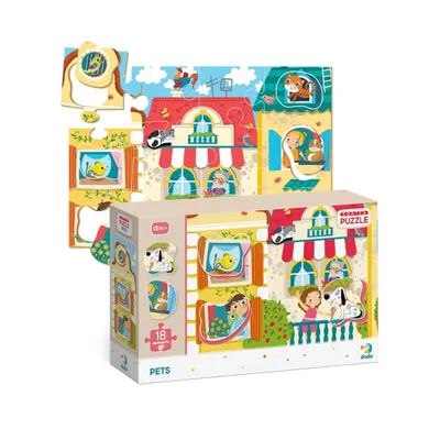Obrázek produktu pro Puzzle s tříděním obrázků Mazličci 18 dílků
