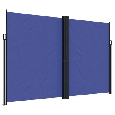 Obrázek produktu pro vidaXL Boční výsuvná markýza modrá 220x1200 cm