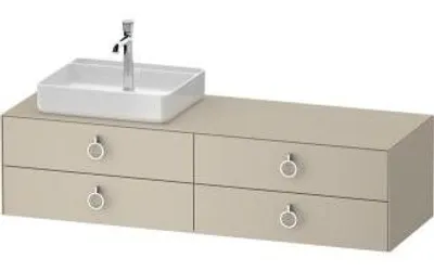 Produktbild von DURAVIT WT4995L60600010 Konsolen-WTU wh White Tulip 550x1600x