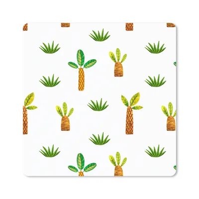 Produktbild von MuchoWow® Mauspad Mousepad Dschungel - Bäume - Design 20x20 cm - Mousepads - Maus Mat - Pad - Mausunterlage - Desk Mat - Bureauartikeln