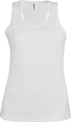 Immagine prodotto di Top sportivo / top Kariban Proact da donna, senza maniche RW2720 (Medium) (Bianco)
