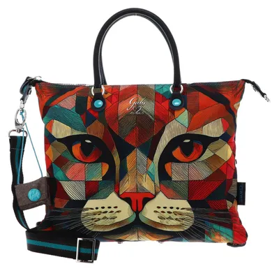 Produktbild von Gabs Leder Handtasche Schultertasche G3 TG Hand Bag Gatto Rosso mehrfarbig