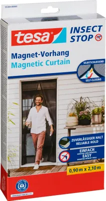 Obrázek produktu pro Magnetická záclona Tesa 2,1 m x 0,9 m, samozavírací 55384