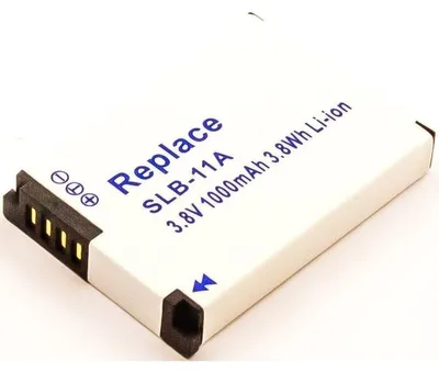 Produktbild von Akku für Samsung WB5500 Li-Ion 3,7 Volt 850 mAh schwarz.