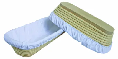 Produktbild von Gärtücher für rechteckige Gärkörbe 12x27 cm