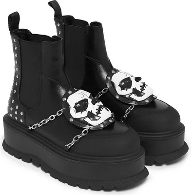 Produktbild von KOI Stiefel Damen Ghost - Secular Haze Papa Emeritus II Platform Boots schwarz EU39