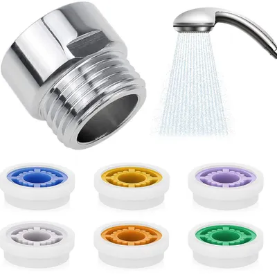 Obrázok produktu pre Obmedzovač prietoku sprchy s priemerom závitu 1/2 Úspora vody v sprche pre obmedzovač výkonu sprchovej hlavice pre kuchyňu Kúpeľňa