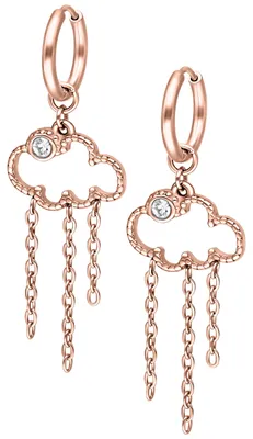 Produktbild von Wildcat Ohrringe - Little Cloud 9 Hoops - Roségold - Chirurgenstahl 316L - wasserfest, langlebig, hautverträglich, Roségold