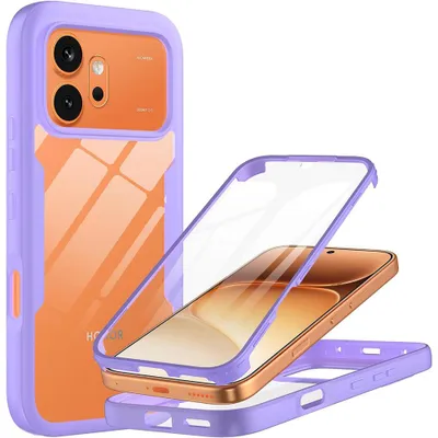 Obrázek produktu pro Techsuit - ColorVerse 360 ​​Series pouzdro s ochranou displeje pro Honor 600/600 Pro - fialový