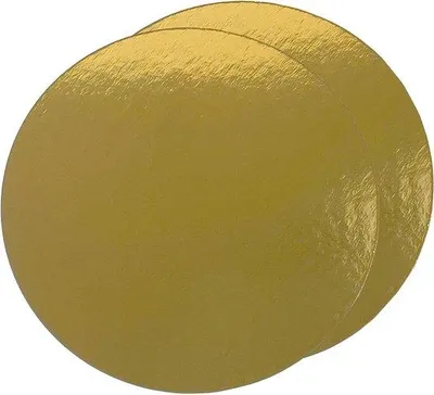 Zdjęcie produktu dla Kartoniczne foremki do ciast – złote – średnica 20 cm – zestaw 10 sztuk