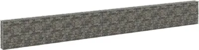 Immagine prodotto di Maison Exclusive - Gabbione con Copertura in Acciaio Zincato 900x30x100 cm
