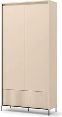 Obrázek produktu pro Nábytek24 Předsíňová skříň Trend Tg-02 předsíňová skříň Led zrcadlo pískově béžová