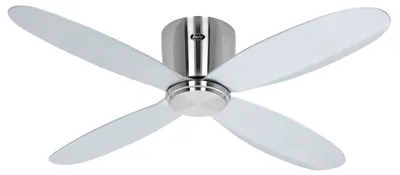 Immagine prodotto di Ventilatore da soffitto a risparmio energetico con telecomando Eco Plano II WiFi 112 cm Cromo