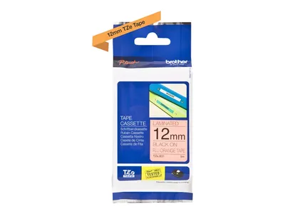 Obrázek produktu pro Tzeb31 Brother Ptouch 12Mm Orange-Schw