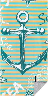 Imagen del producto de Toalla de playa XXL, de secado rápido, 180x90 cm, repelente a la arena, ideal para la playa