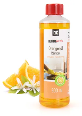 Produktbild von 500 ml Microactiv® Orangenöl Reiniger Konzentrat - Reinigungsmittel stark gegen Fettablagerungen