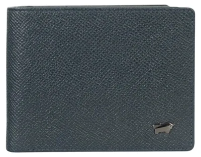 Image de Portefeuille ROBIN RFID, modèle portefeuille, 4 fentes pour cartes et 3 poches supplémentaires, couleur bleu, pour homme, en cuir