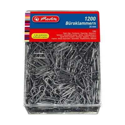 Zdjęcie produktu dla Herlitz 10411007, Metal, 1200 szt.