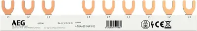 Produktbild von BUSCH JAEGER Gabelsammelschiene 3P FImm2 10 pins (4TQA750196R1012)