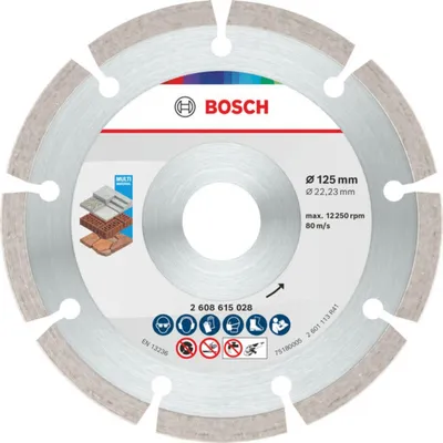 Produktbild von Multi Material Diamond Trennscheibe, 125 x 22.23 x 7 mm, 10 Stk.