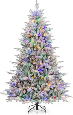 Zdjęcie produktu dla Choinka bożonarodzeniowa CM24756DE z 8 trybami świecenia, 350 różnokolorowymi lampkami LED, 218 cm